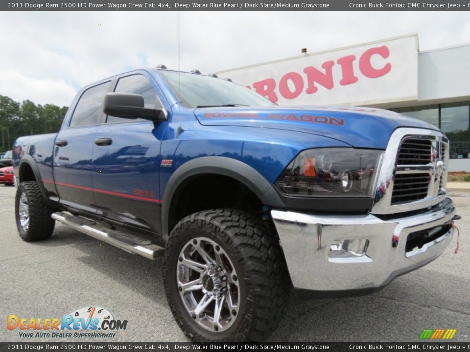 2011 Dodge Ram 2500 HD Power Wagon Crew Cab 4x4 Deep Water Blue Pearl / Dark Slate/Medium Graystone Photo #1