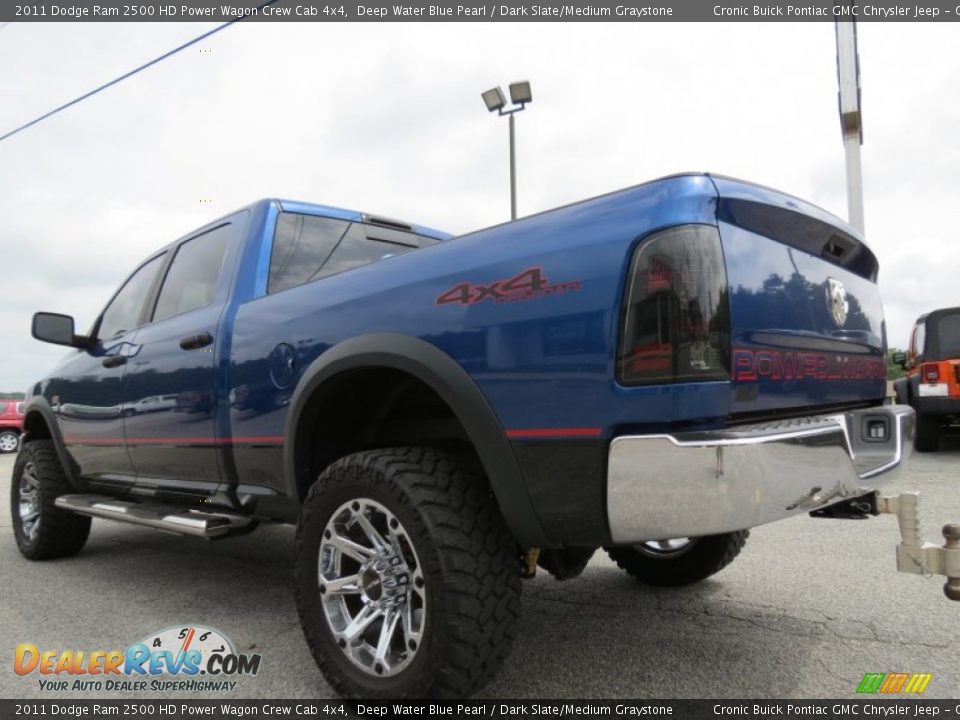 2011 Dodge Ram 2500 HD Power Wagon Crew Cab 4x4 Deep Water Blue Pearl / Dark Slate/Medium Graystone Photo #5