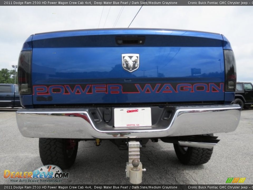 2011 Dodge Ram 2500 HD Power Wagon Crew Cab 4x4 Deep Water Blue Pearl / Dark Slate/Medium Graystone Photo #6