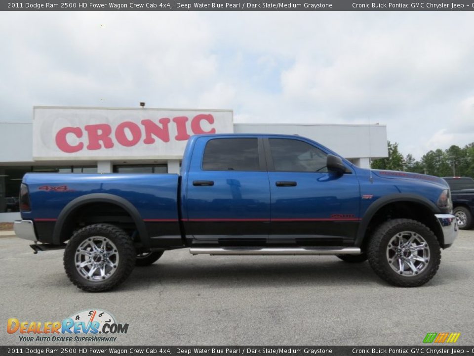 2011 Dodge Ram 2500 HD Power Wagon Crew Cab 4x4 Deep Water Blue Pearl / Dark Slate/Medium Graystone Photo #8