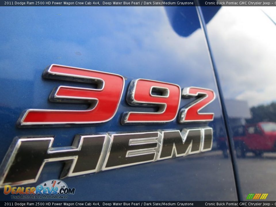 2011 Dodge Ram 2500 HD Power Wagon Crew Cab 4x4 Deep Water Blue Pearl / Dark Slate/Medium Graystone Photo #12