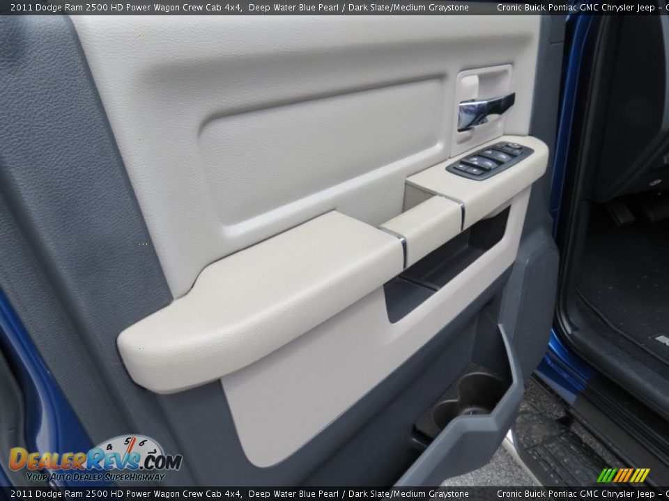 2011 Dodge Ram 2500 HD Power Wagon Crew Cab 4x4 Deep Water Blue Pearl / Dark Slate/Medium Graystone Photo #15