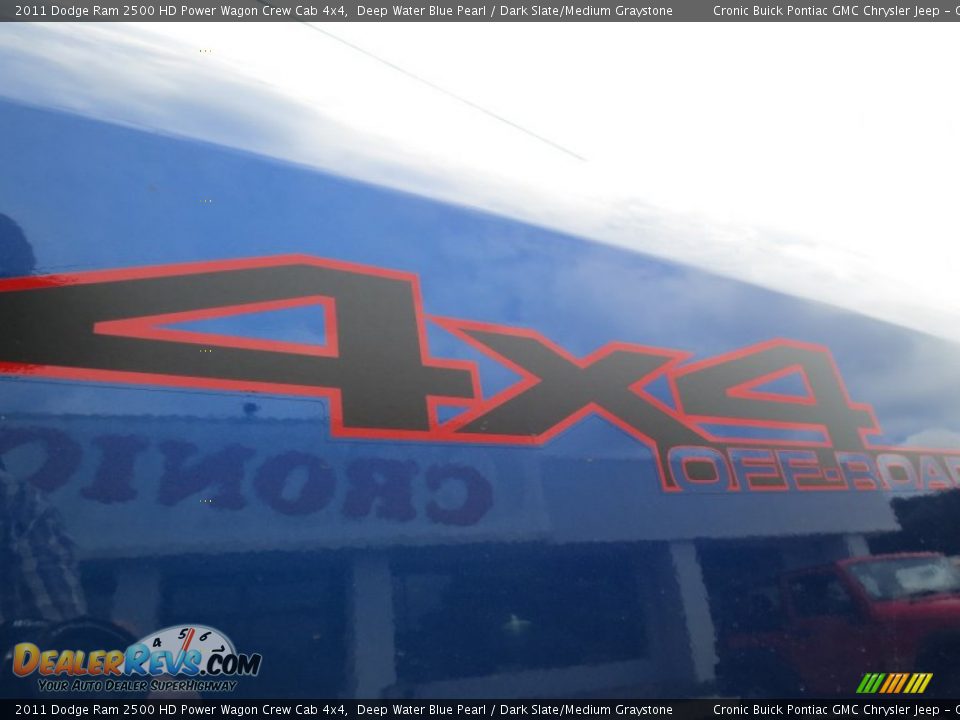2011 Dodge Ram 2500 HD Power Wagon Crew Cab 4x4 Deep Water Blue Pearl / Dark Slate/Medium Graystone Photo #17