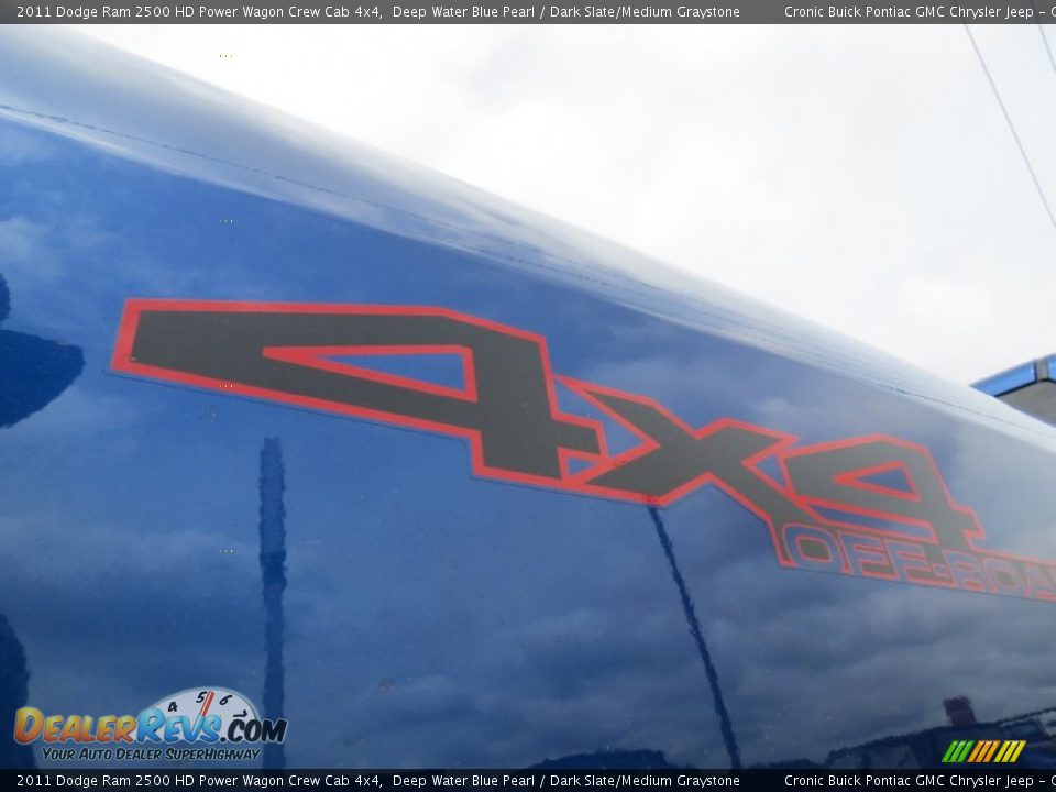 2011 Dodge Ram 2500 HD Power Wagon Crew Cab 4x4 Deep Water Blue Pearl / Dark Slate/Medium Graystone Photo #22