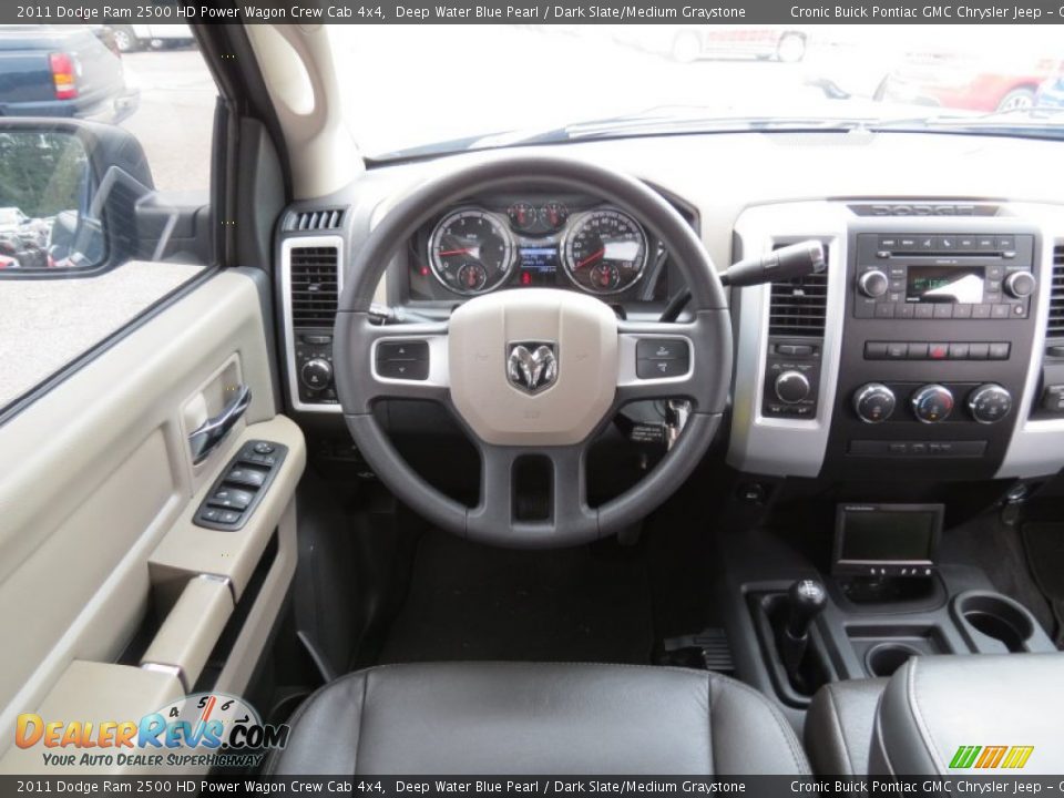 2011 Dodge Ram 2500 HD Power Wagon Crew Cab 4x4 Deep Water Blue Pearl / Dark Slate/Medium Graystone Photo #26