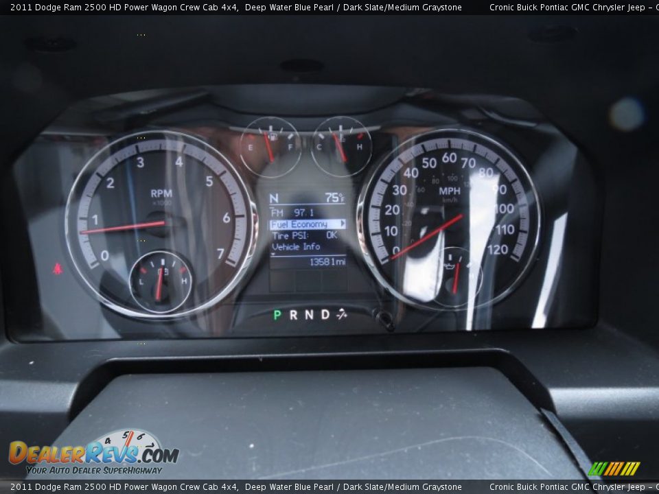 2011 Dodge Ram 2500 HD Power Wagon Crew Cab 4x4 Gauges Photo #27
