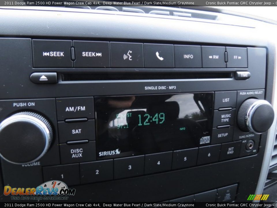 Audio System of 2011 Dodge Ram 2500 HD Power Wagon Crew Cab 4x4 Photo #28