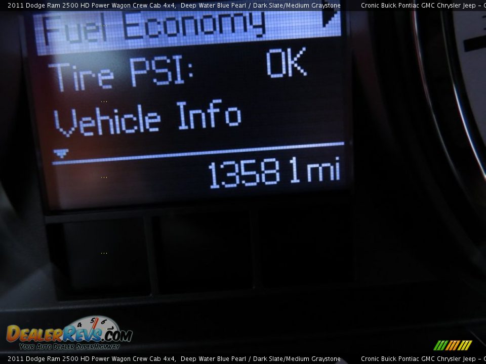 2011 Dodge Ram 2500 HD Power Wagon Crew Cab 4x4 Deep Water Blue Pearl / Dark Slate/Medium Graystone Photo #29