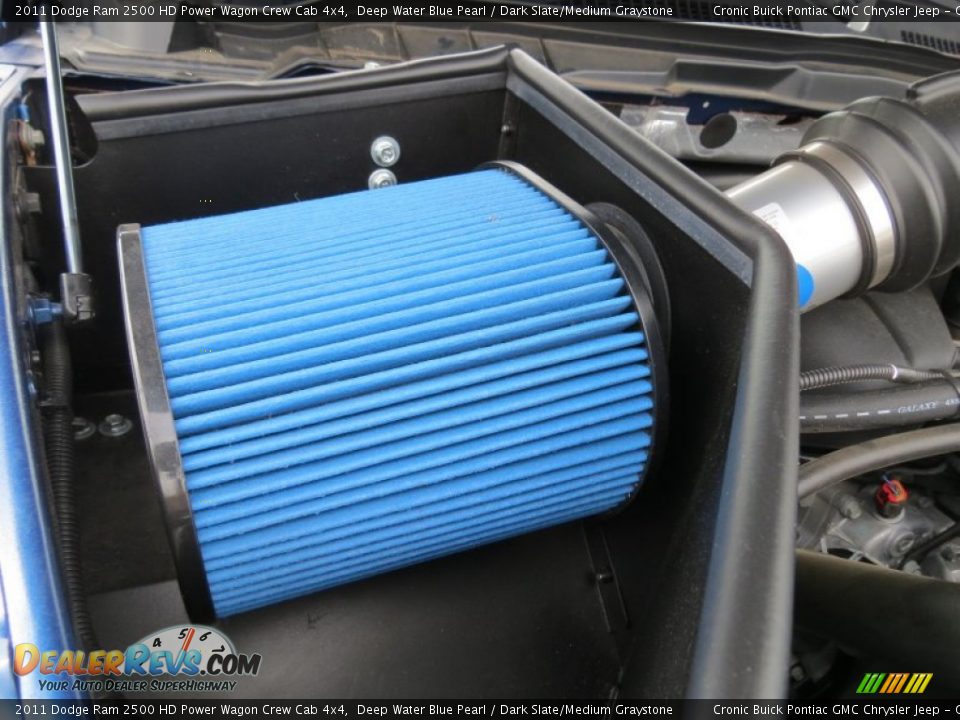 2011 Dodge Ram 2500 HD Power Wagon Crew Cab 4x4 Deep Water Blue Pearl / Dark Slate/Medium Graystone Photo #32