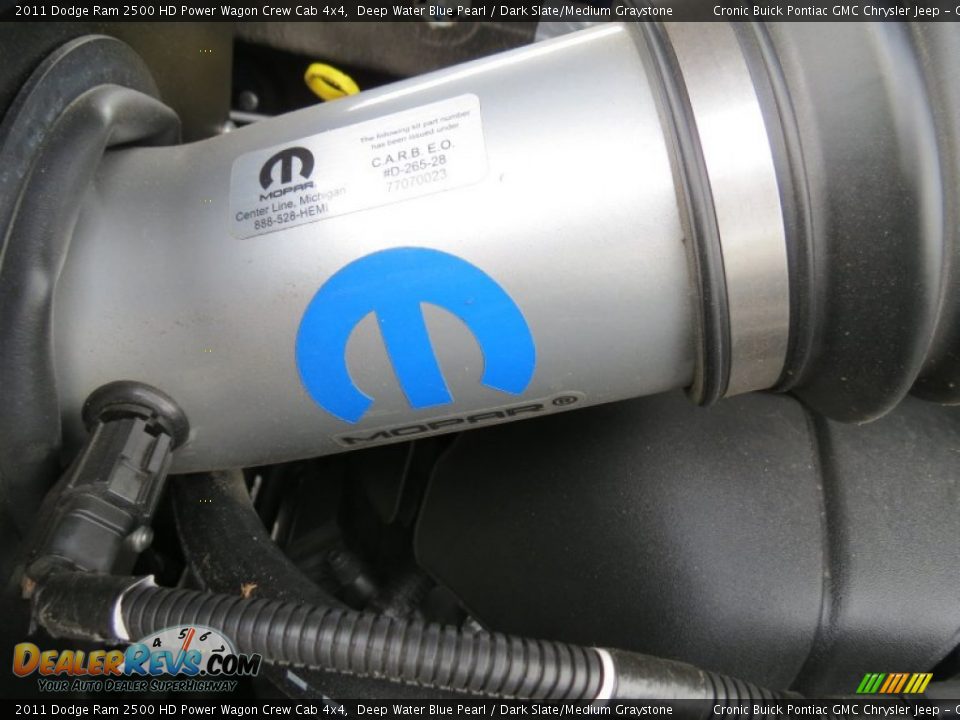 2011 Dodge Ram 2500 HD Power Wagon Crew Cab 4x4 Deep Water Blue Pearl / Dark Slate/Medium Graystone Photo #33