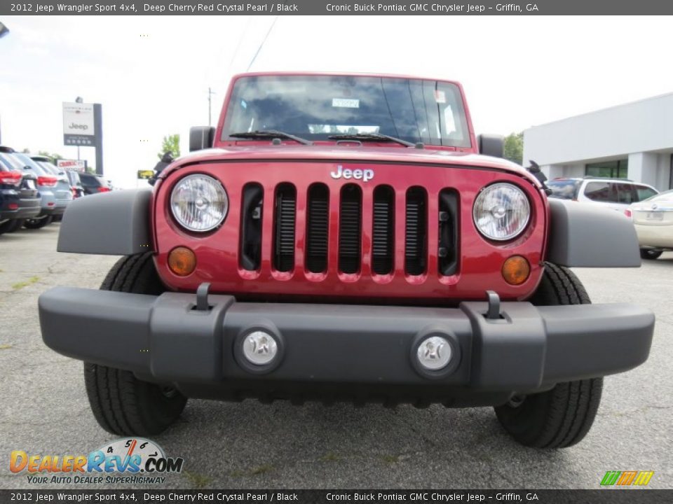 2012 Jeep Wrangler Sport 4x4 Deep Cherry Red Crystal Pearl / Black Photo #2