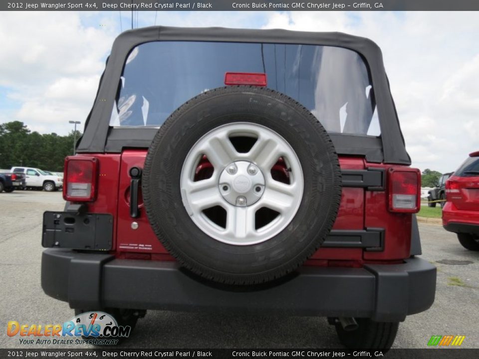 2012 Jeep Wrangler Sport 4x4 Deep Cherry Red Crystal Pearl / Black Photo #6