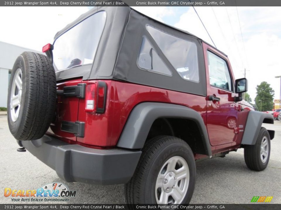 2012 Jeep Wrangler Sport 4x4 Deep Cherry Red Crystal Pearl / Black Photo #7