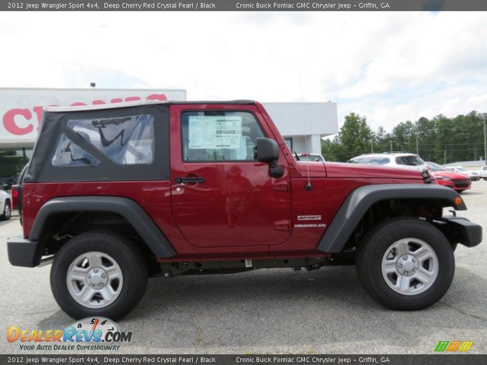2012 Jeep Wrangler Sport 4x4 Deep Cherry Red Crystal Pearl / Black Photo #8