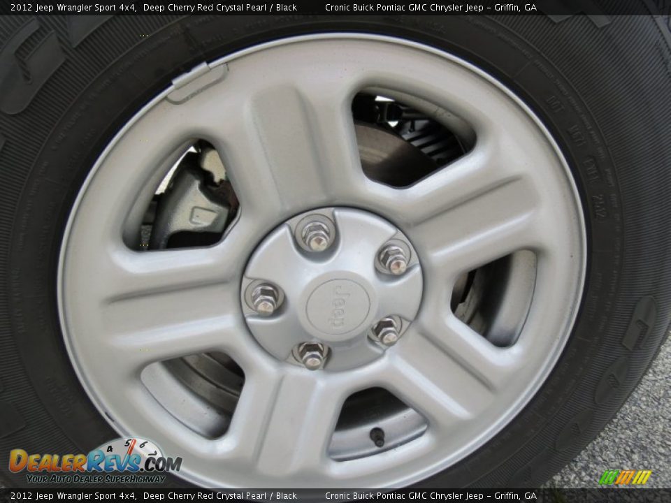 2012 Jeep Wrangler Sport 4x4 Deep Cherry Red Crystal Pearl / Black Photo #9