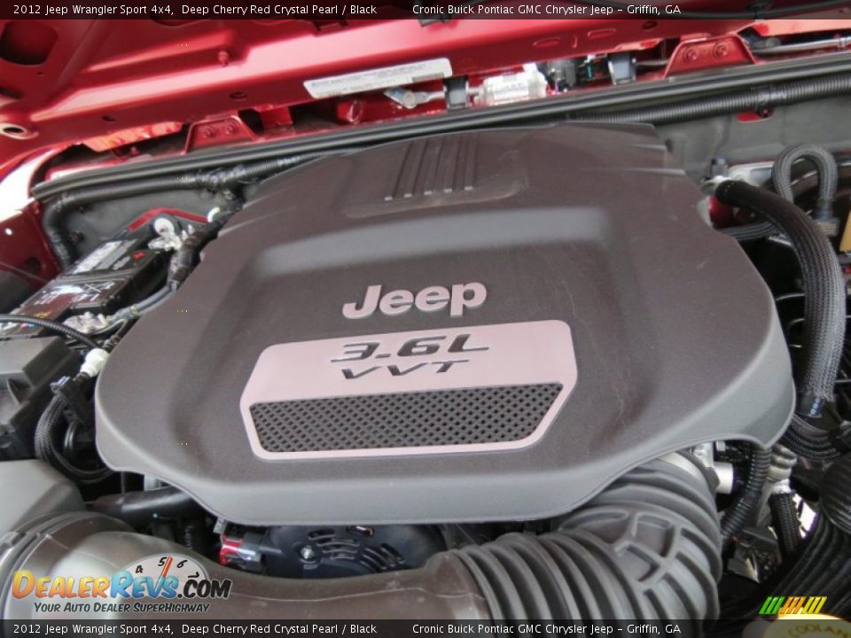 2012 Jeep Wrangler Sport 4x4 Deep Cherry Red Crystal Pearl / Black Photo #10