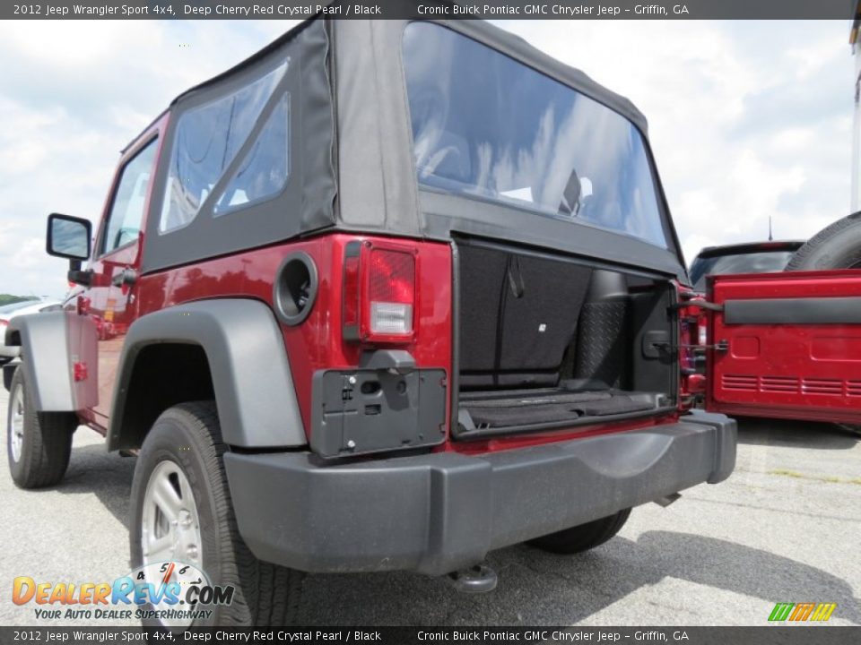 2012 Jeep Wrangler Sport 4x4 Deep Cherry Red Crystal Pearl / Black Photo #14