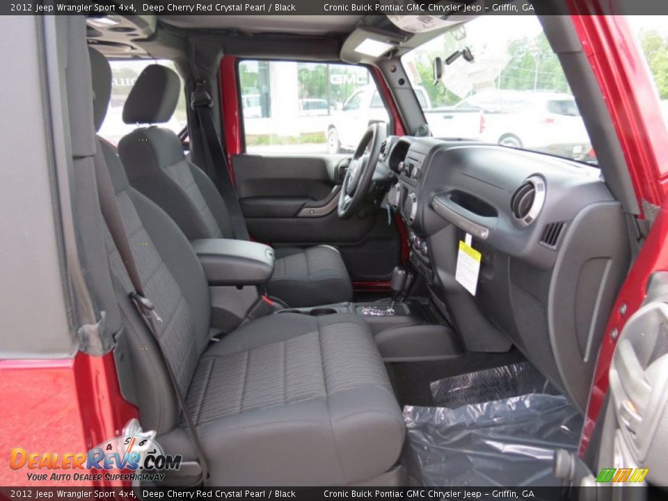 2012 Jeep Wrangler Sport 4x4 Deep Cherry Red Crystal Pearl / Black Photo #15