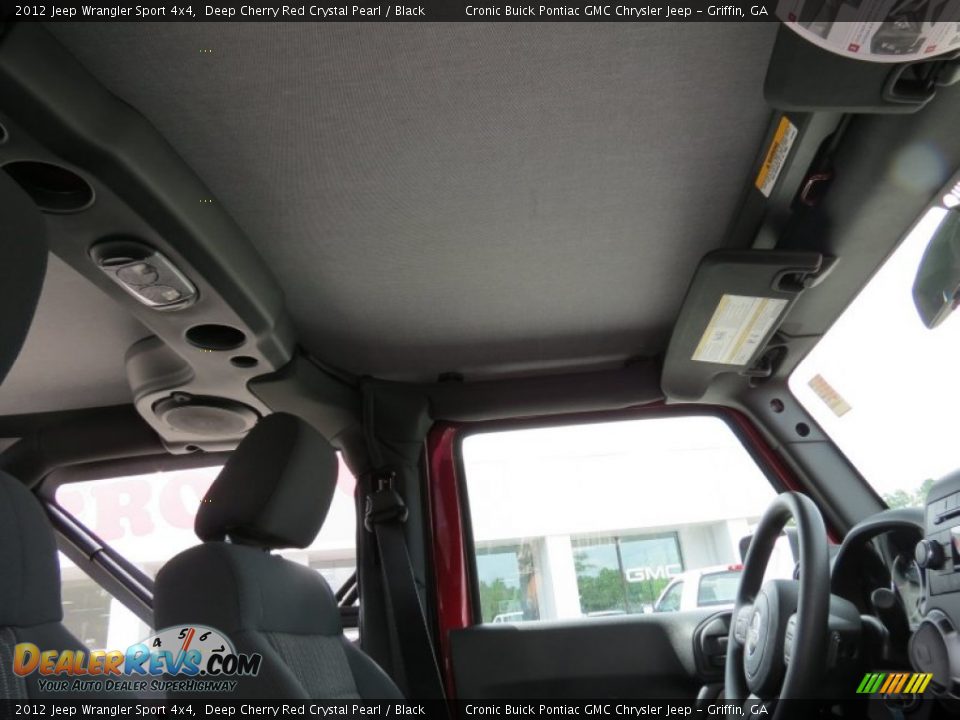 2012 Jeep Wrangler Sport 4x4 Deep Cherry Red Crystal Pearl / Black Photo #16