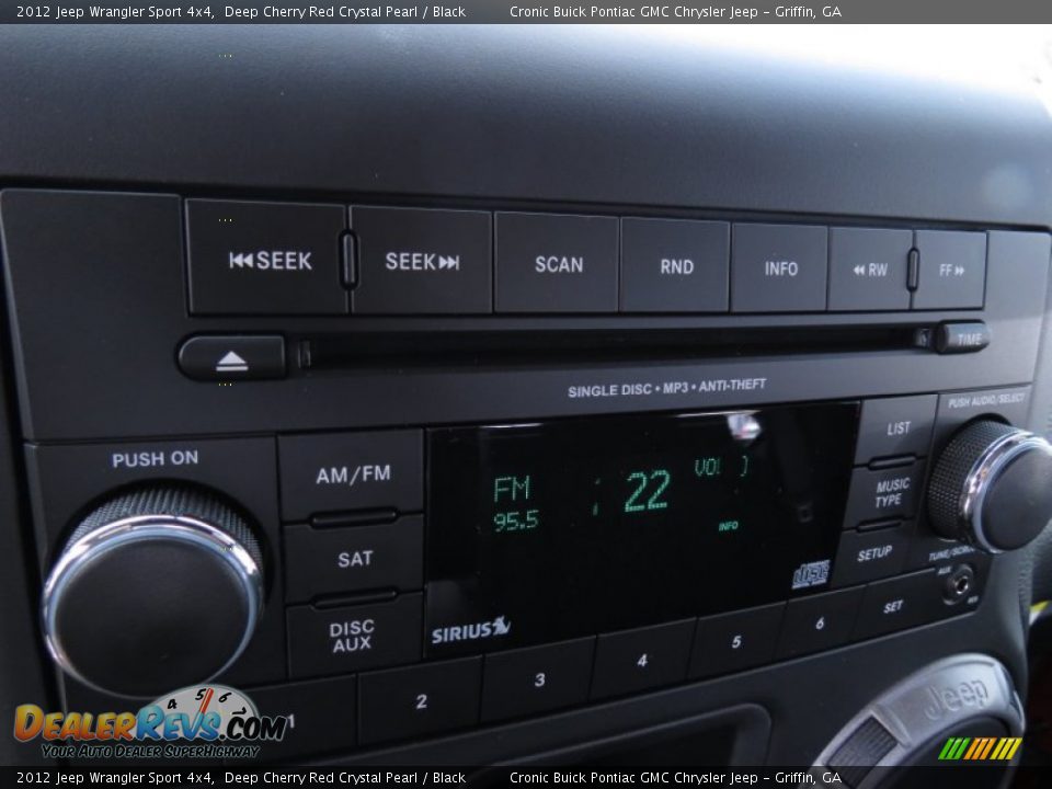 2012 Jeep Wrangler Sport 4x4 Deep Cherry Red Crystal Pearl / Black Photo #19