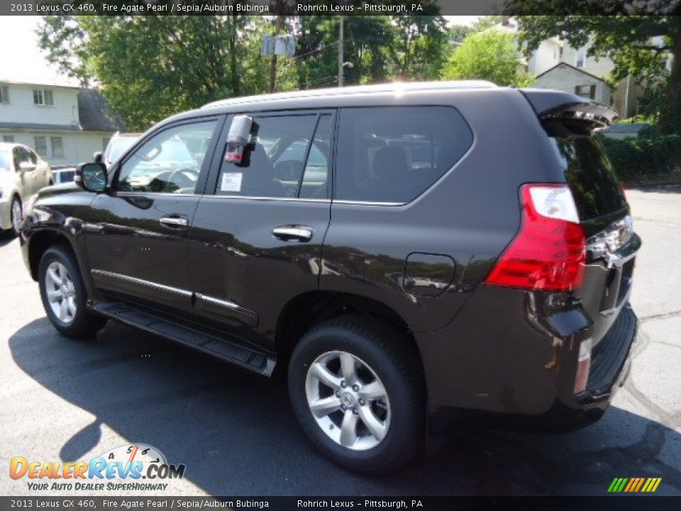 2013 Lexus GX 460 Fire Agate Pearl / Sepia/Auburn Bubinga Photo #2