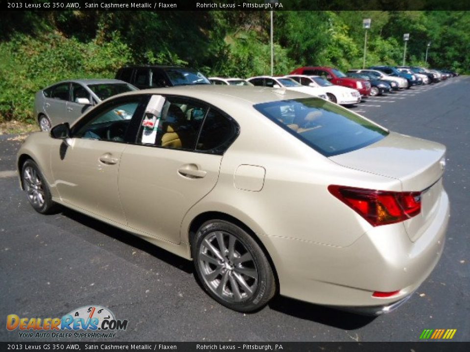 2013 Lexus GS 350 AWD Satin Cashmere Metallic / Flaxen Photo #2