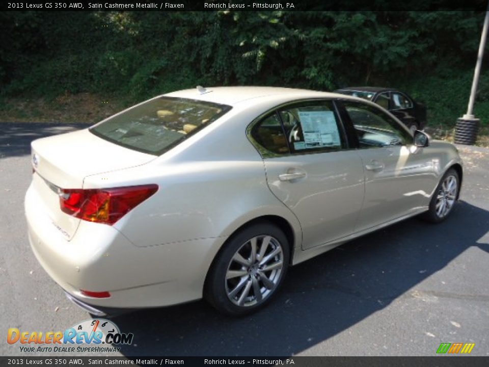 2013 Lexus GS 350 AWD Satin Cashmere Metallic / Flaxen Photo #4