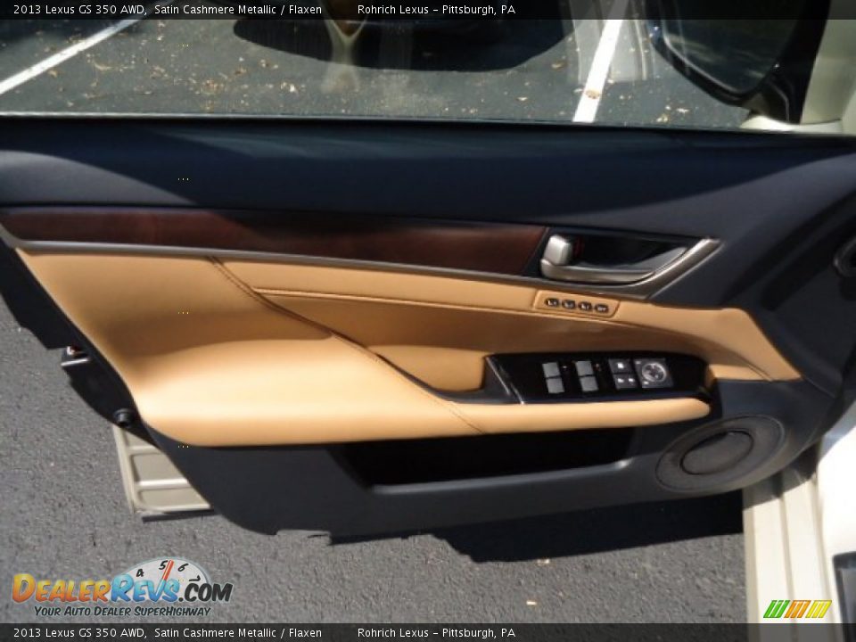 2013 Lexus GS 350 AWD Satin Cashmere Metallic / Flaxen Photo #14