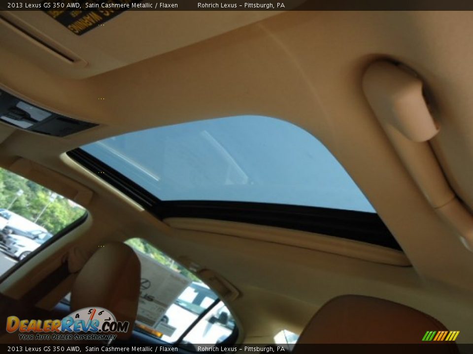 2013 Lexus GS 350 AWD Satin Cashmere Metallic / Flaxen Photo #15
