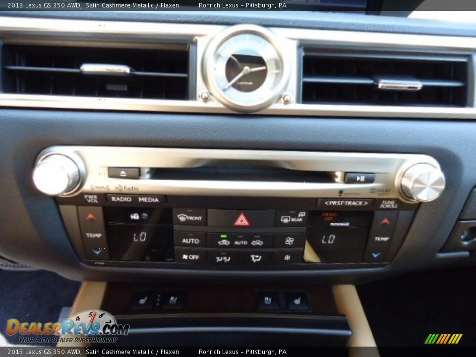 2013 Lexus GS 350 AWD Satin Cashmere Metallic / Flaxen Photo #19