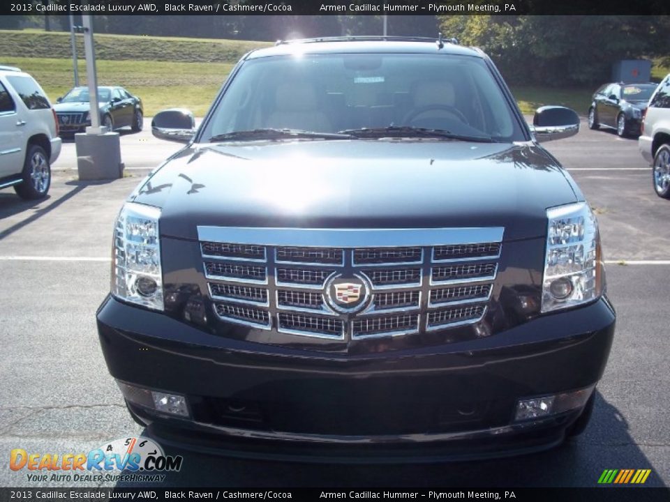 2013 Cadillac Escalade Luxury AWD Black Raven / Cashmere/Cocoa Photo #2