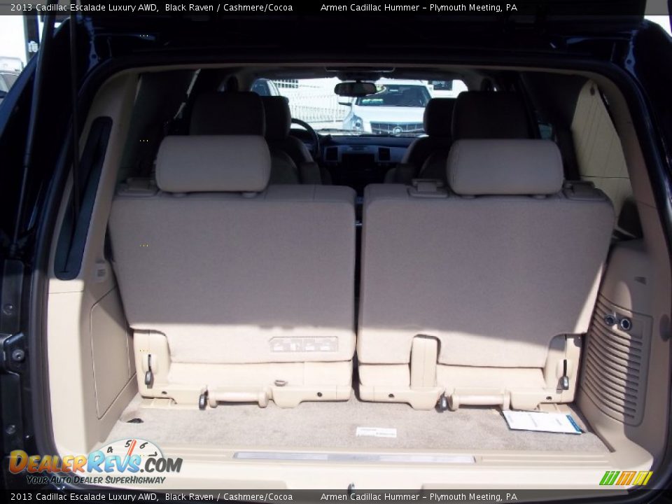 2013 Cadillac Escalade Luxury AWD Black Raven / Cashmere/Cocoa Photo #11