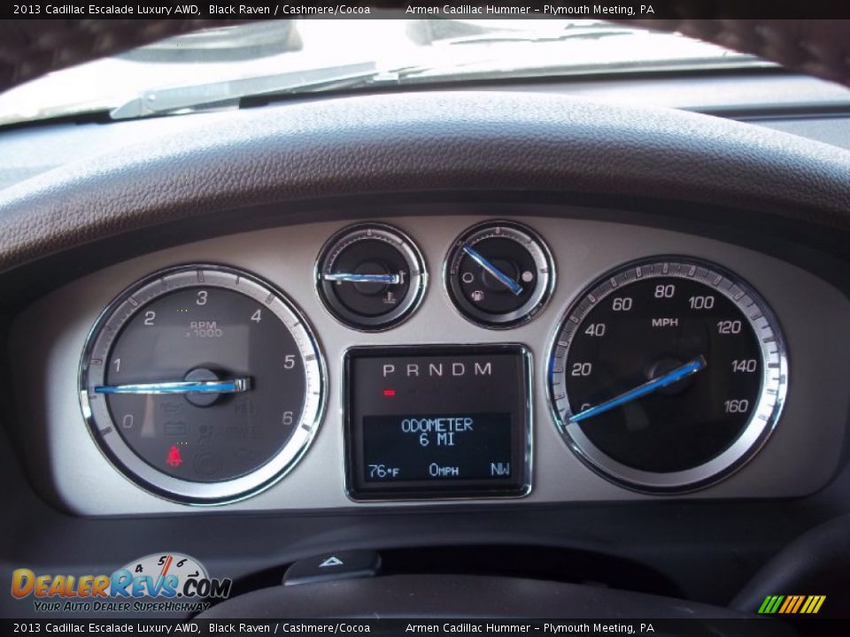 2013 Cadillac Escalade Luxury AWD Black Raven / Cashmere/Cocoa Photo #16