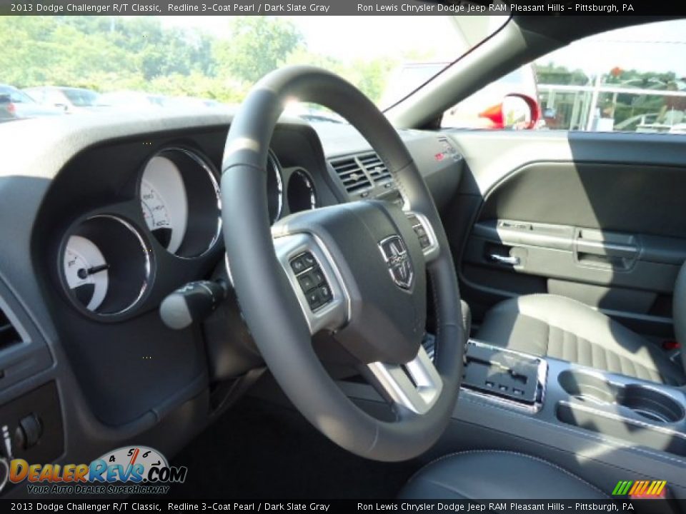 2013 Dodge Challenger R/T Classic Redline 3-Coat Pearl / Dark Slate Gray Photo #18