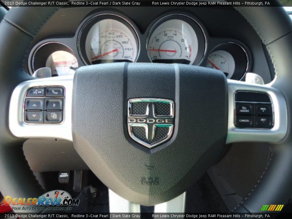 2013 Dodge Challenger R/T Classic Steering Wheel Photo #21