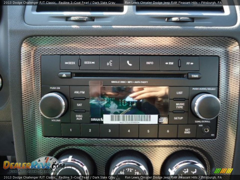 Audio System of 2013 Dodge Challenger R/T Classic Photo #22