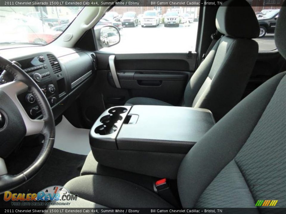 2011 Chevrolet Silverado 1500 LT Extended Cab 4x4 Summit White / Ebony Photo #8