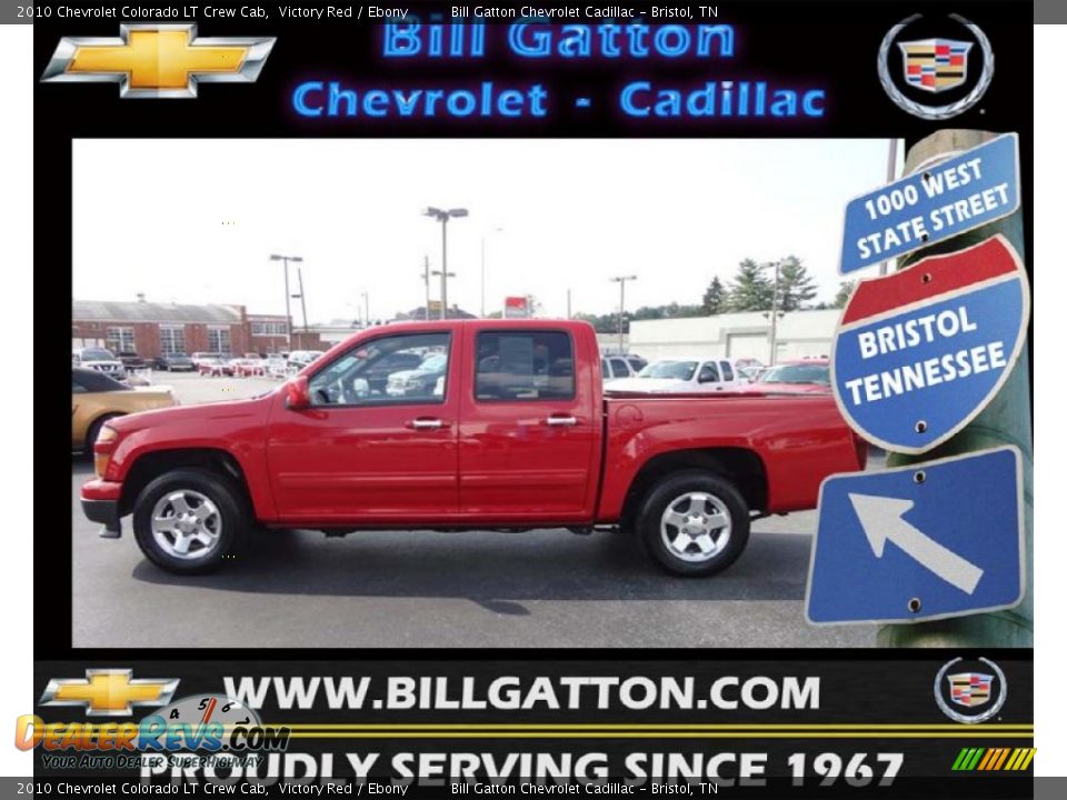 2010 Chevrolet Colorado LT Crew Cab Victory Red / Ebony Photo #1