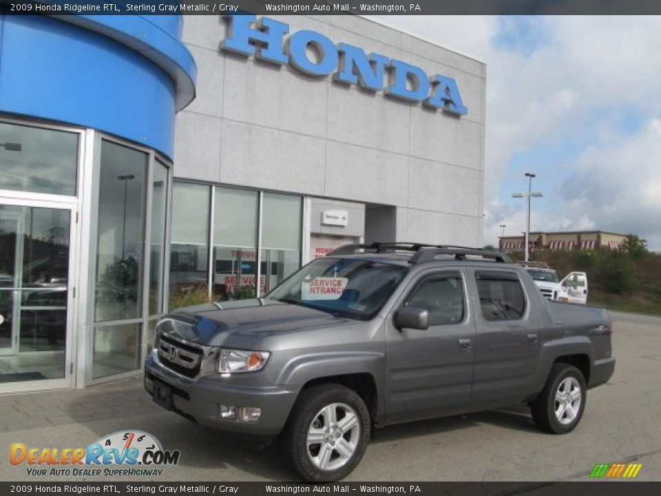 2009 Honda Ridgeline RTL Sterling Gray Metallic / Gray Photo #1