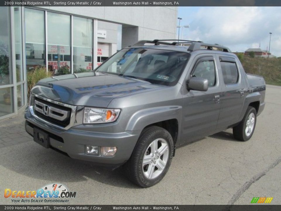 2009 Honda Ridgeline RTL Sterling Gray Metallic / Gray Photo #2