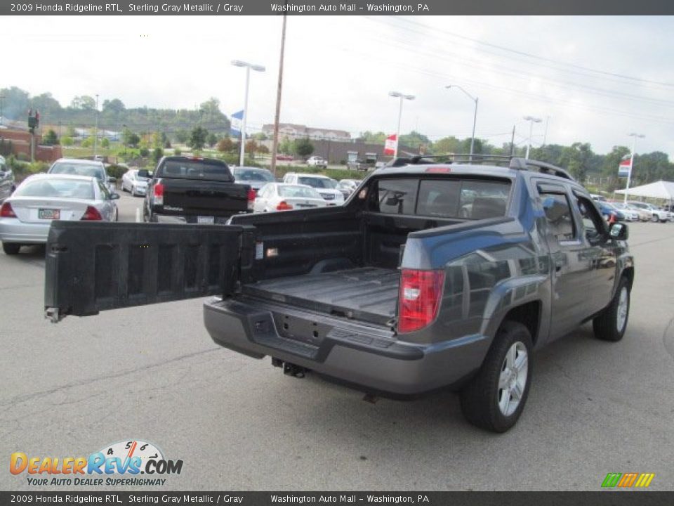 2009 Honda Ridgeline RTL Sterling Gray Metallic / Gray Photo #8