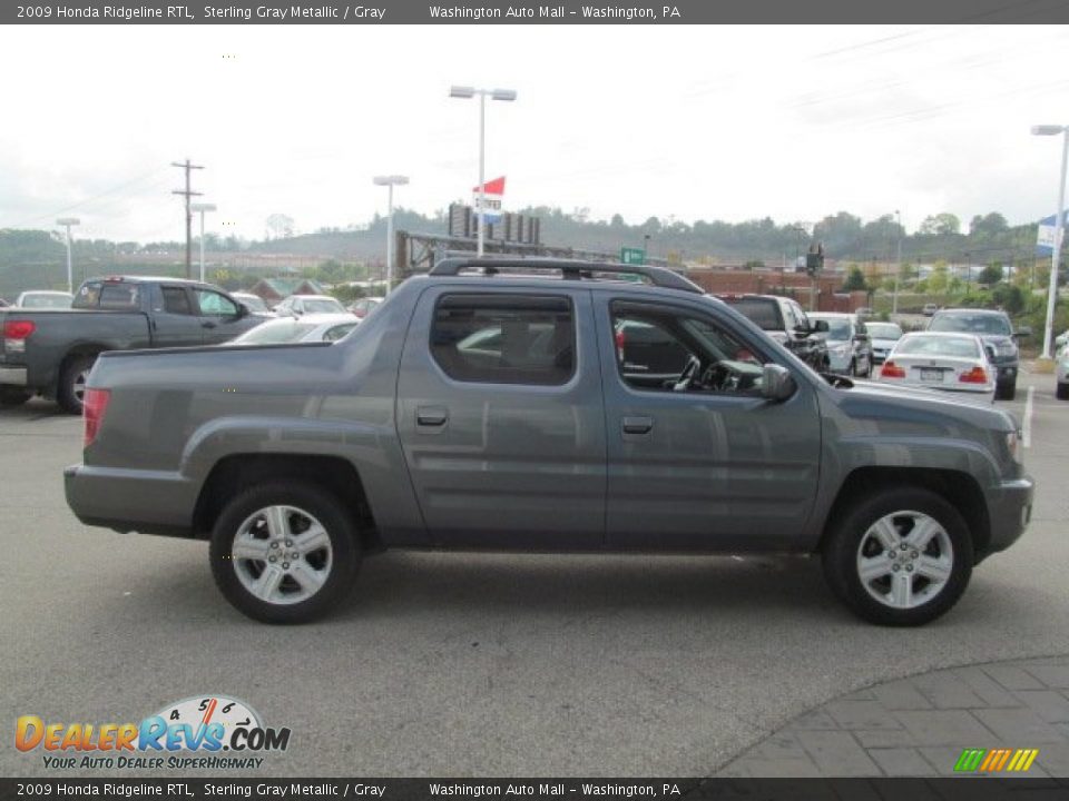 2009 Honda Ridgeline RTL Sterling Gray Metallic / Gray Photo #9