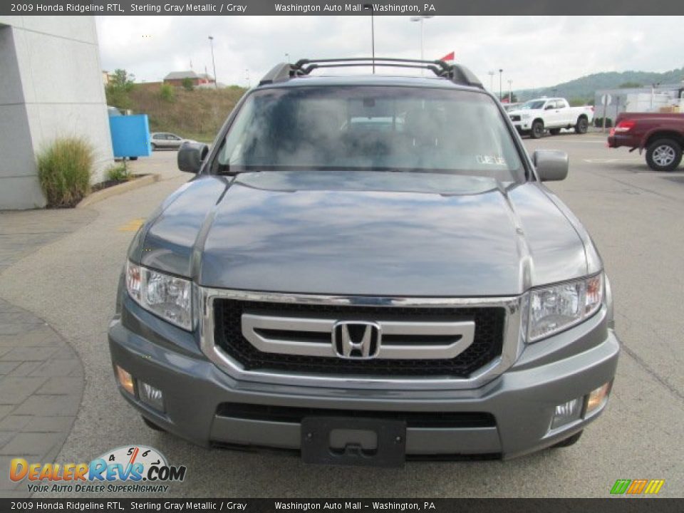2009 Honda Ridgeline RTL Sterling Gray Metallic / Gray Photo #11