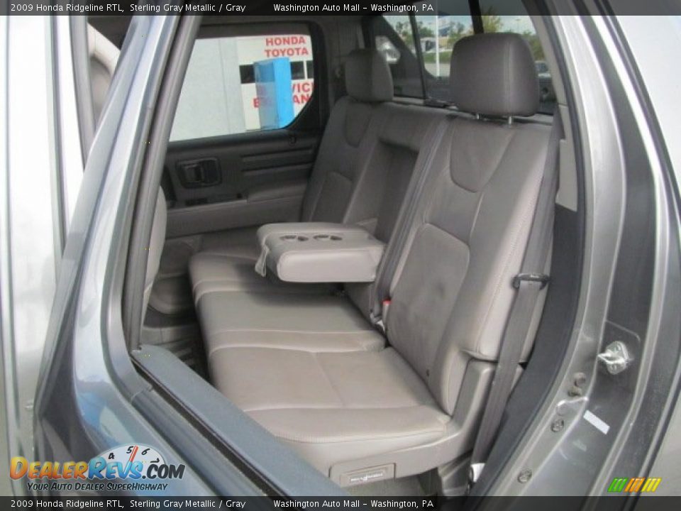 2009 Honda Ridgeline RTL Sterling Gray Metallic / Gray Photo #13
