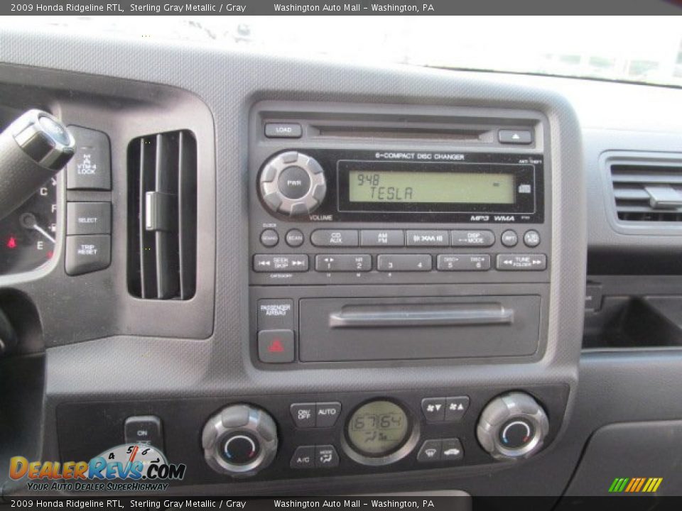 2009 Honda Ridgeline RTL Sterling Gray Metallic / Gray Photo #17