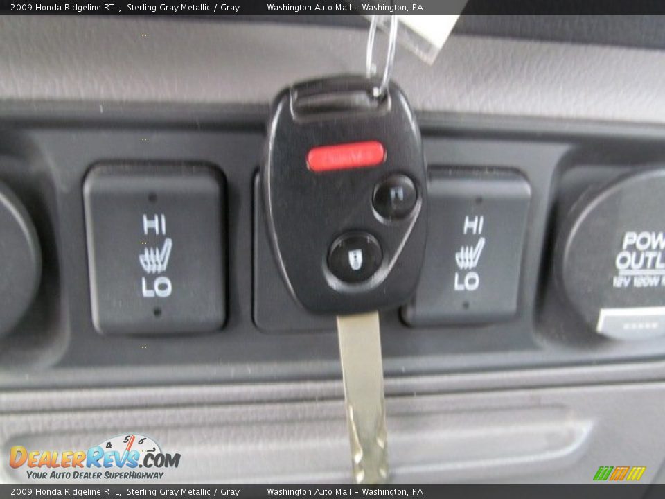2009 Honda Ridgeline RTL Sterling Gray Metallic / Gray Photo #18