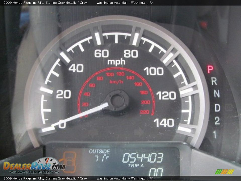 2009 Honda Ridgeline RTL Sterling Gray Metallic / Gray Photo #20