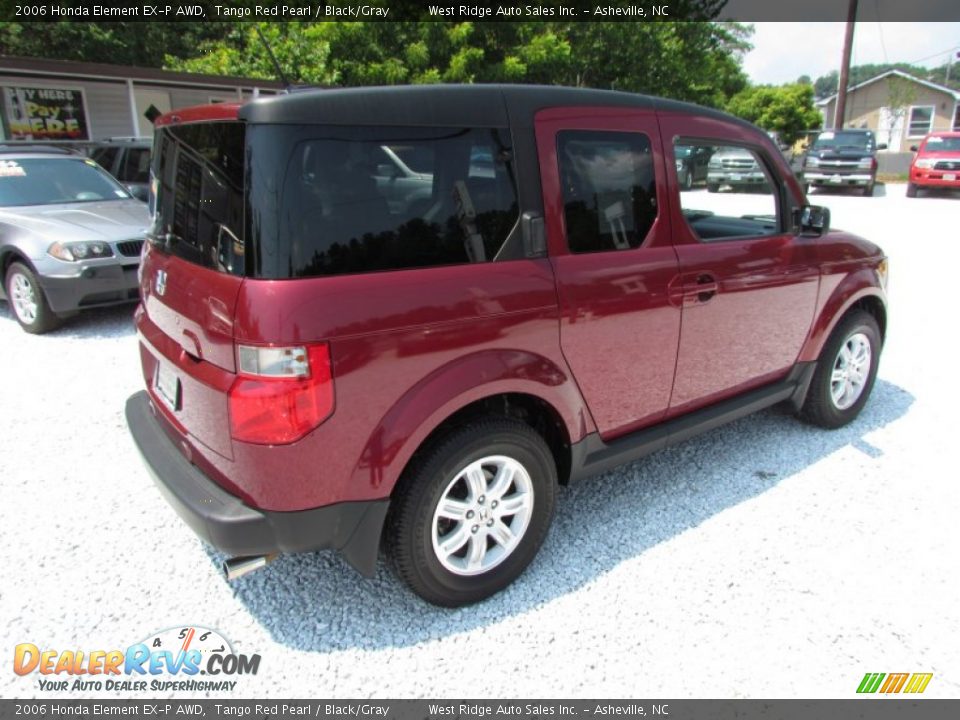 2006 Honda Element EX-P AWD Tango Red Pearl / Black/Gray Photo #4