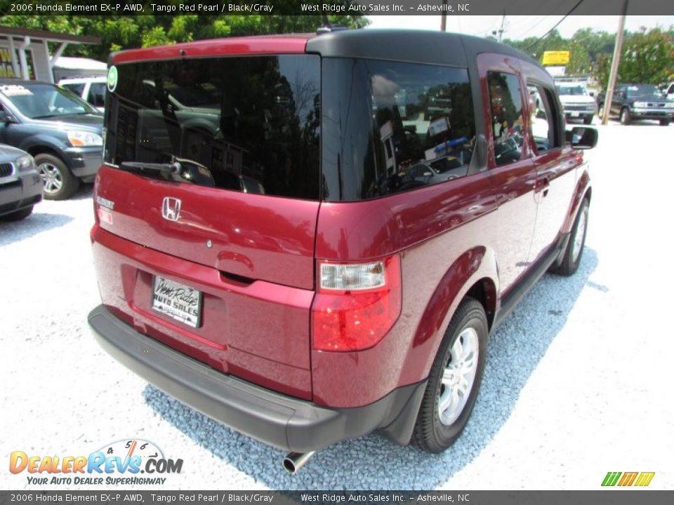 2006 Honda Element EX-P AWD Tango Red Pearl / Black/Gray Photo #5