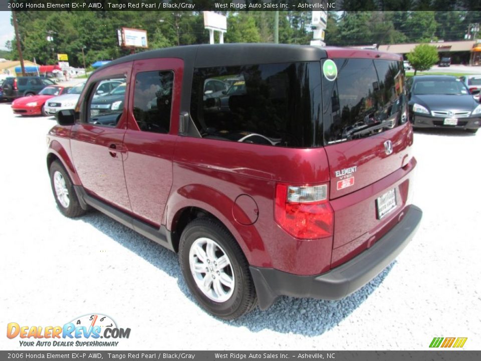 2006 Honda Element EX-P AWD Tango Red Pearl / Black/Gray Photo #7